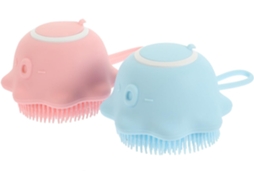 Lurelia Conjunto De 2 Escovas De Banho Para Bebé, Silicone Macio, Massagem Suave E Limpeza Profunda, Uso Diário