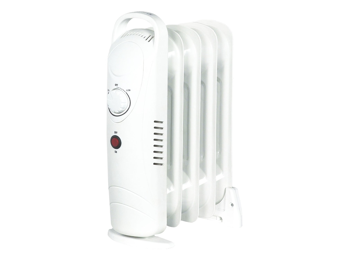 Radiador Eléctrico De Aceite Mercalor 5 Elementos, 500 W, Con Asa | Oferta Exclusiva Mercatools
