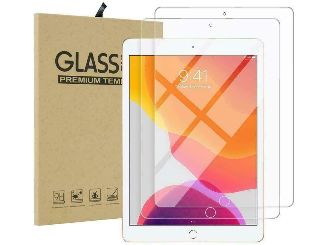 Película Vidro Temperado Kit 2 Unidades Compatível Com Ipad 10.2 9 Geração 2021