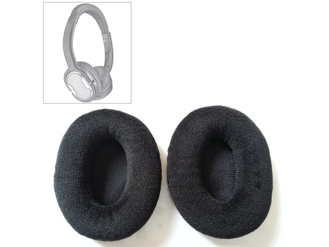Almofada para NOKIA BH 905 / HS96W de Orelhas de Espuma Macia Preto XIAOMOYU