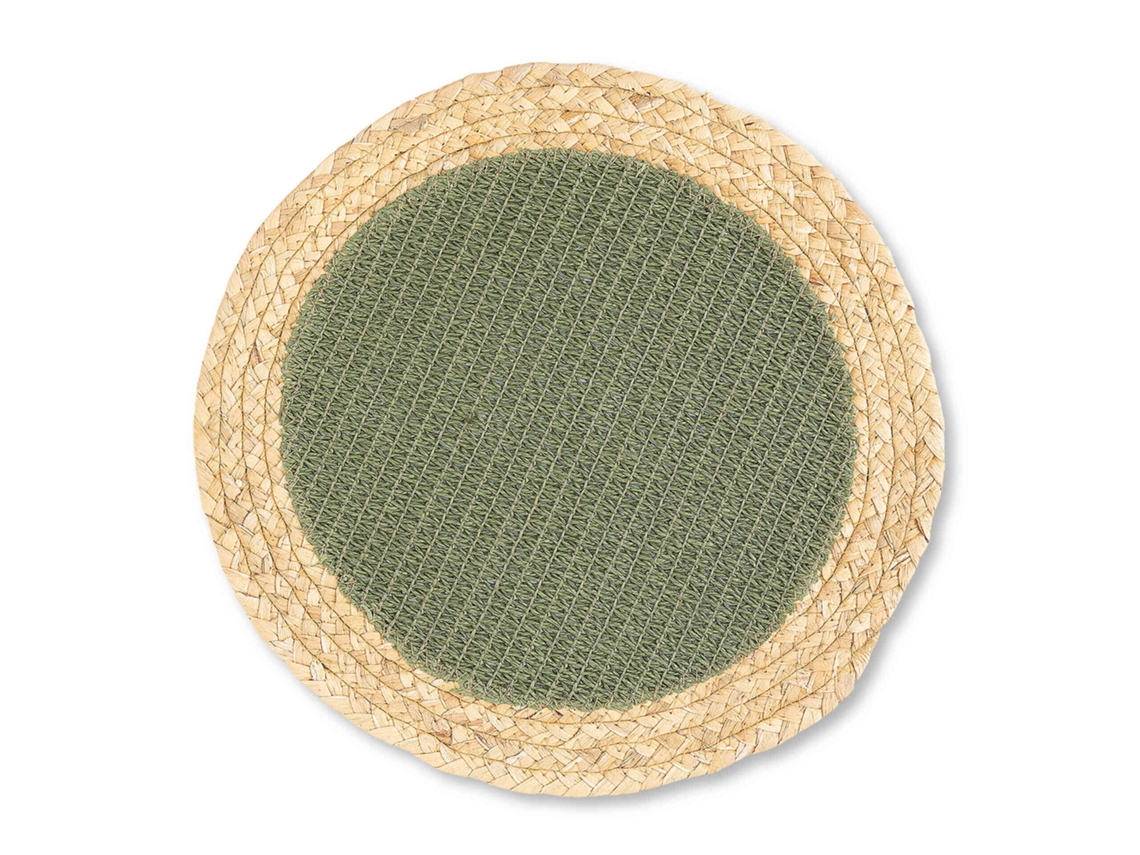 Individual Palhinha 38cm Verde Kasa