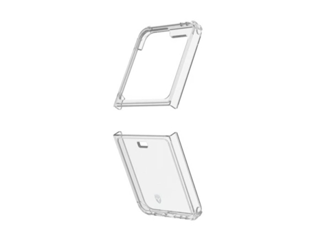 Capa Protetora Para Samsung Galaxy Z Flip 6 Force Case Plástico Resistente Transparente