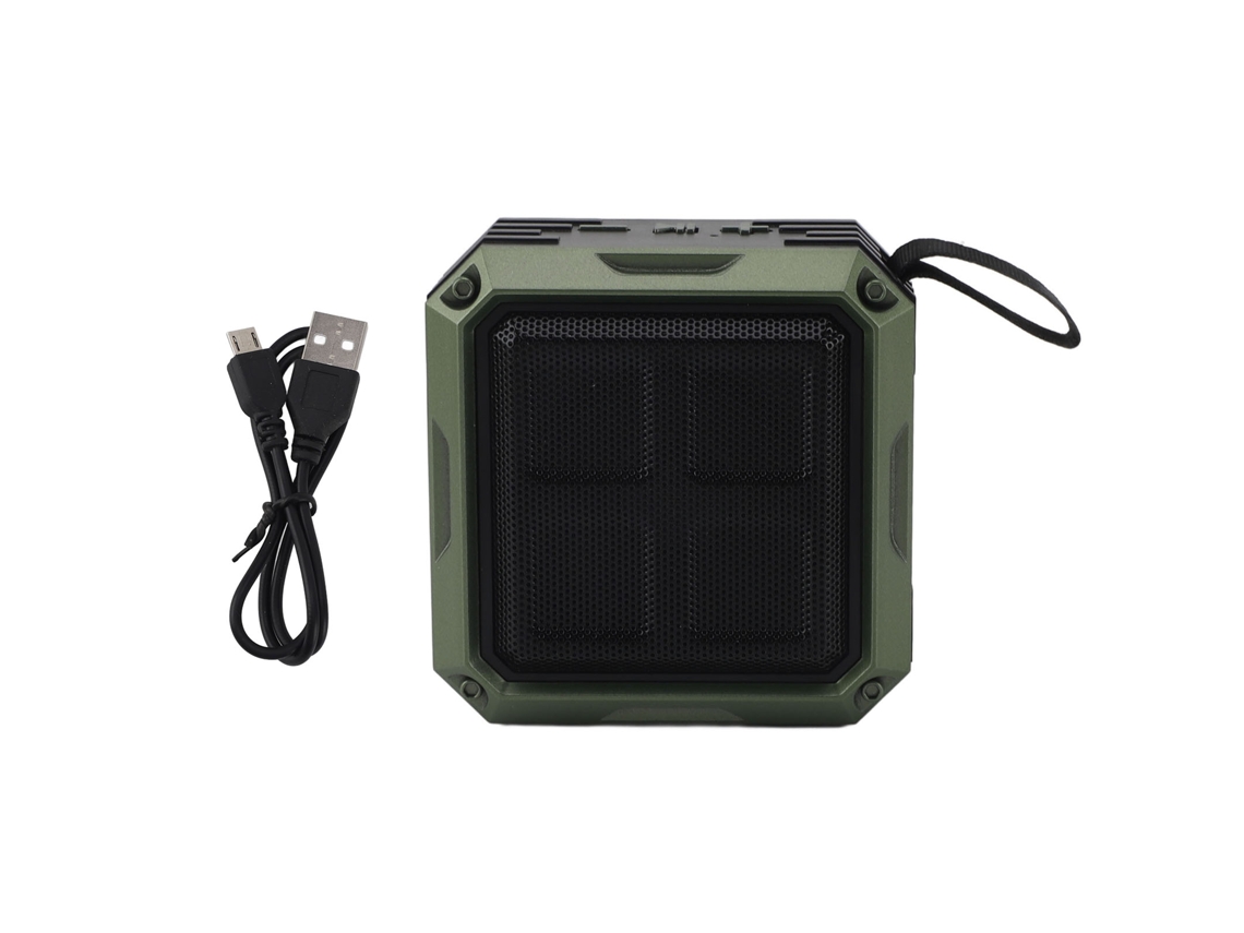 Caixa de som Bluetooth EOOCOO, suporta cartão, portátil, recarregável