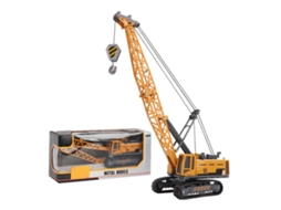 Primerox brinquedo Caminhão Guindaste de Engenharia Simulação Liga para Meninos Crawler Crane