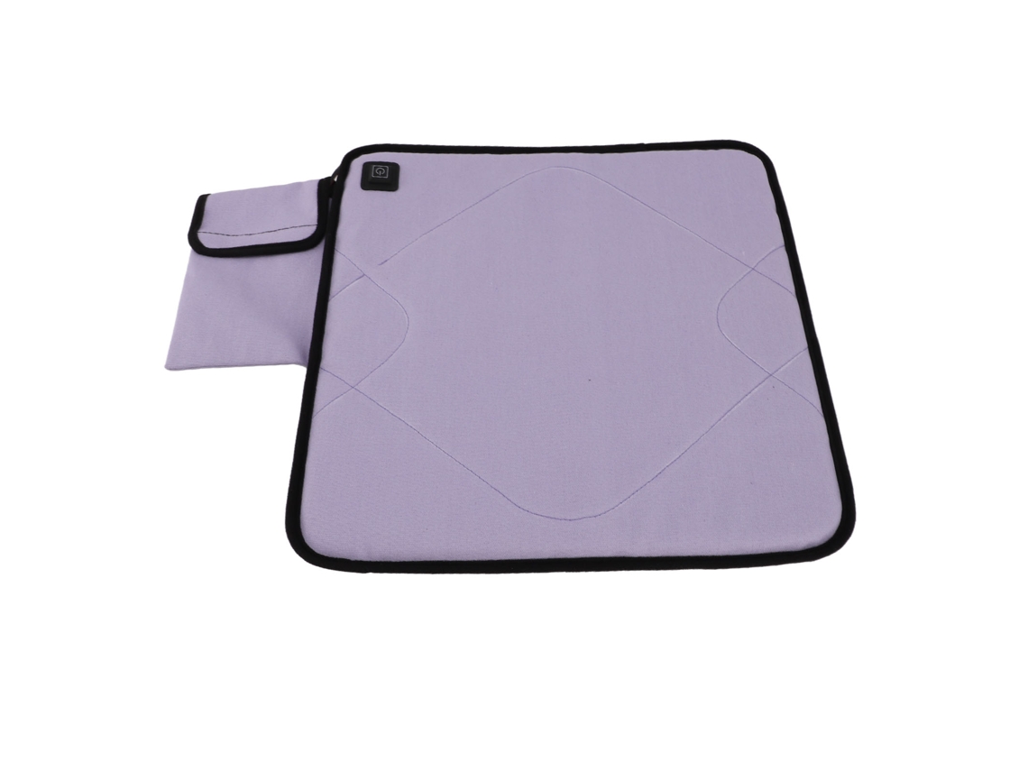 Cojin Aquecido Usb Ajustável Leve Roxo Múltiplos Usos