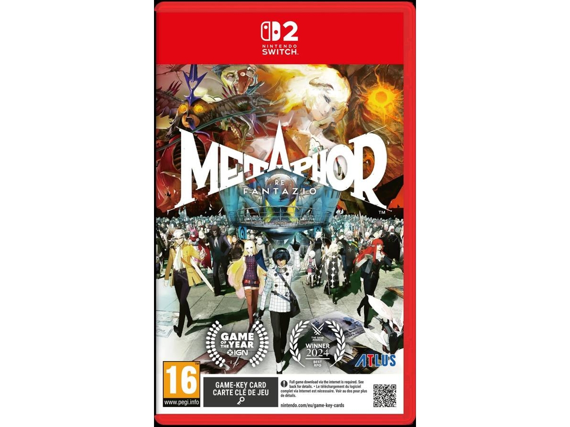 Pré-venda Jogo Nintendo Switch 2 Metaphor: ReFantazio
