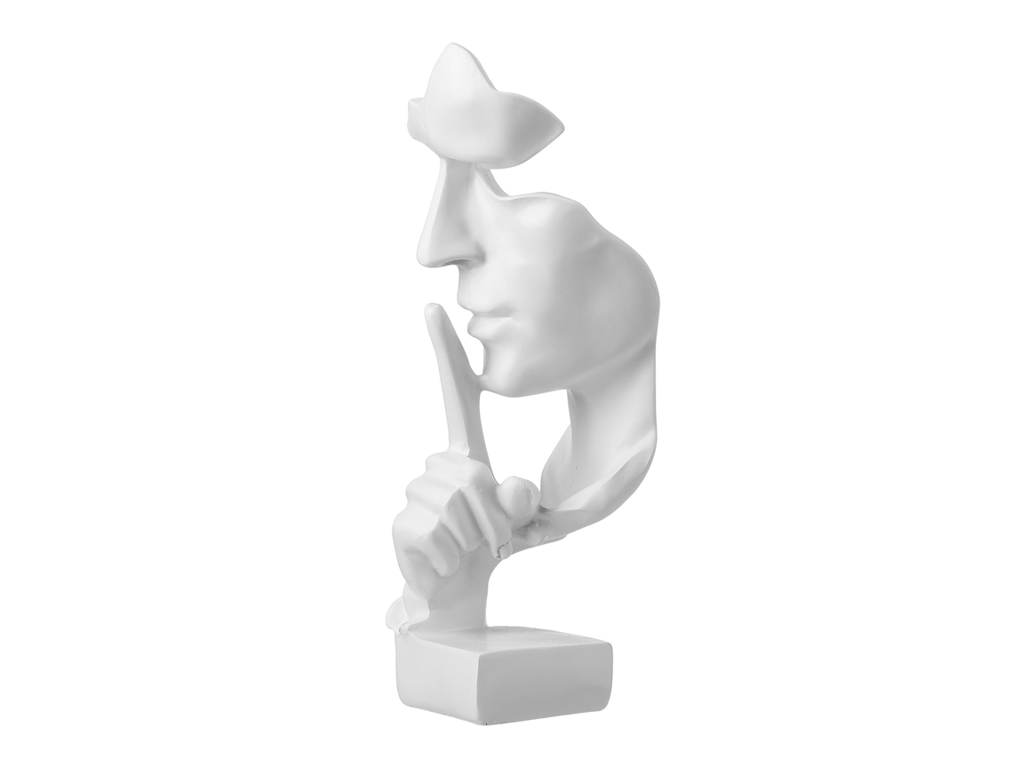 Face decorativa de estilo europeu com embalagem de poliestireno, 16x15x32,5cm LAXISCREED