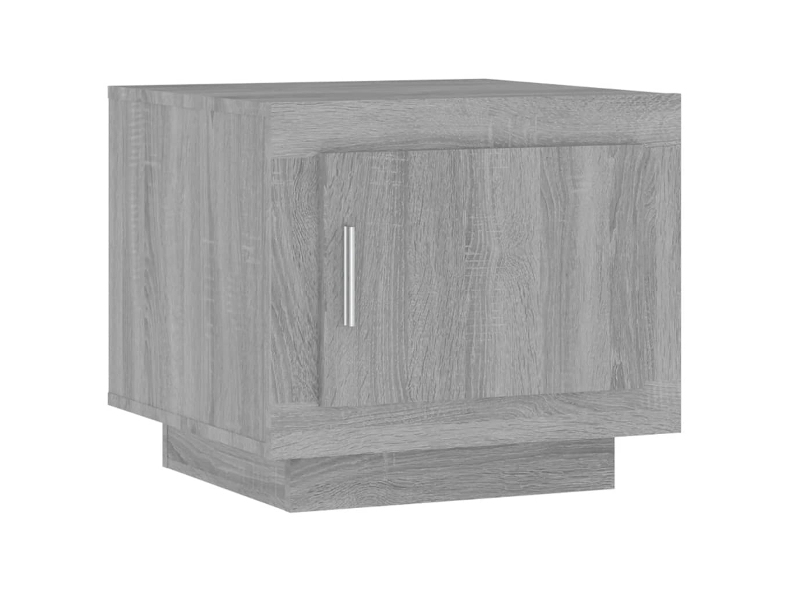 Mesa de centro Cinzento Sonoma Madeira Derivatives MAISON EXCLUSIVE (51x50x45 cm)