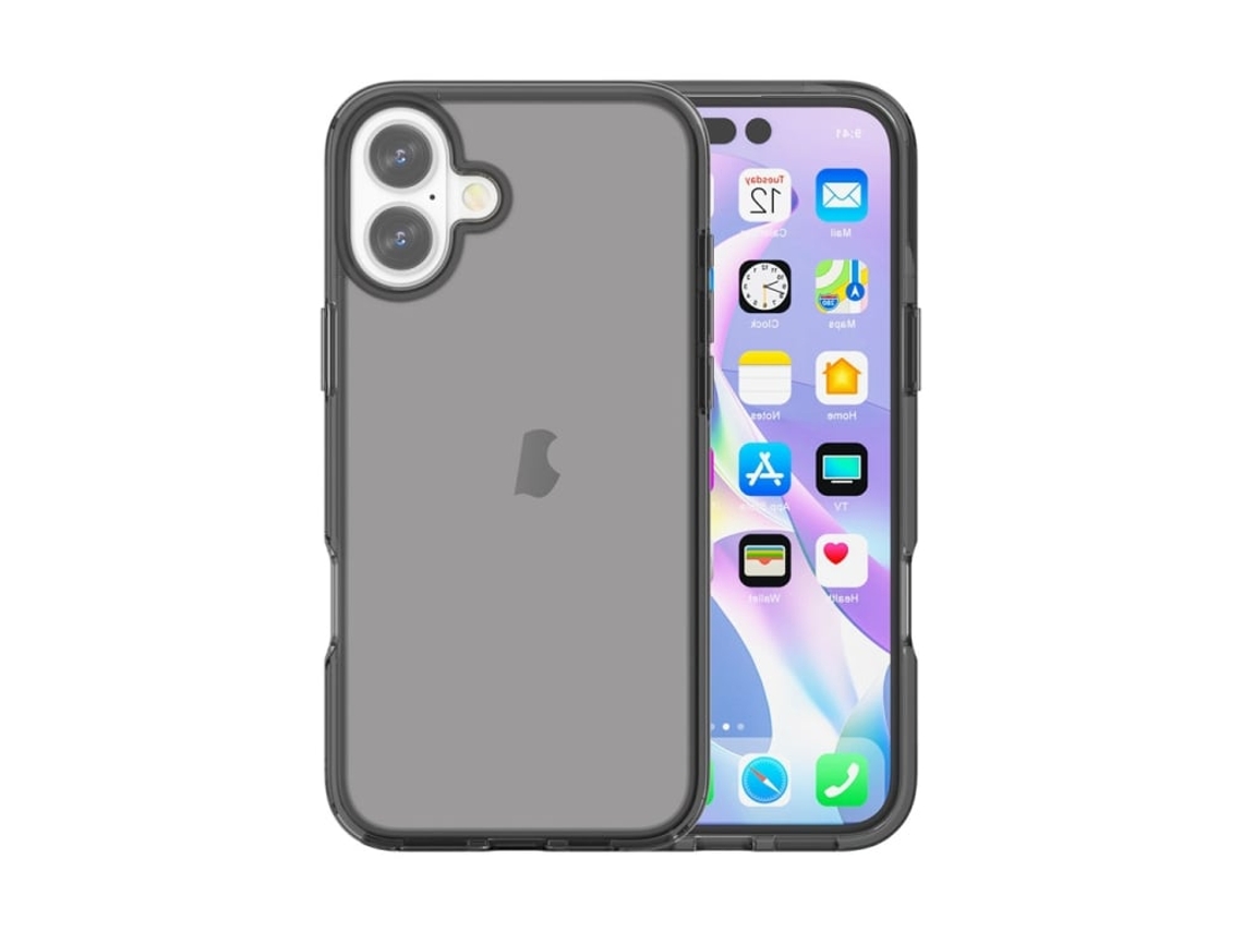 Capa Transparente À Prova De Choque Para Iphone 16 Plus - Terminator