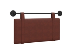 Conjunto 1 Cabeceira Moderna Vidaxl Castanho Couro Sintético (100 X 55 X 5 Cm)
