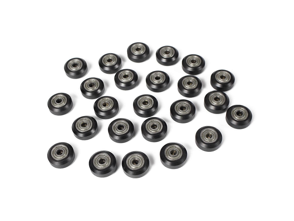 39pcs/pack3d Printer Pom Pulley Wheels 625zz Linear Bearing Ulley Passive Round Wheel Roller For Creality Cr10,ender 3