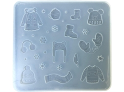 Moldes de argila, moldes de silicone para fondant
