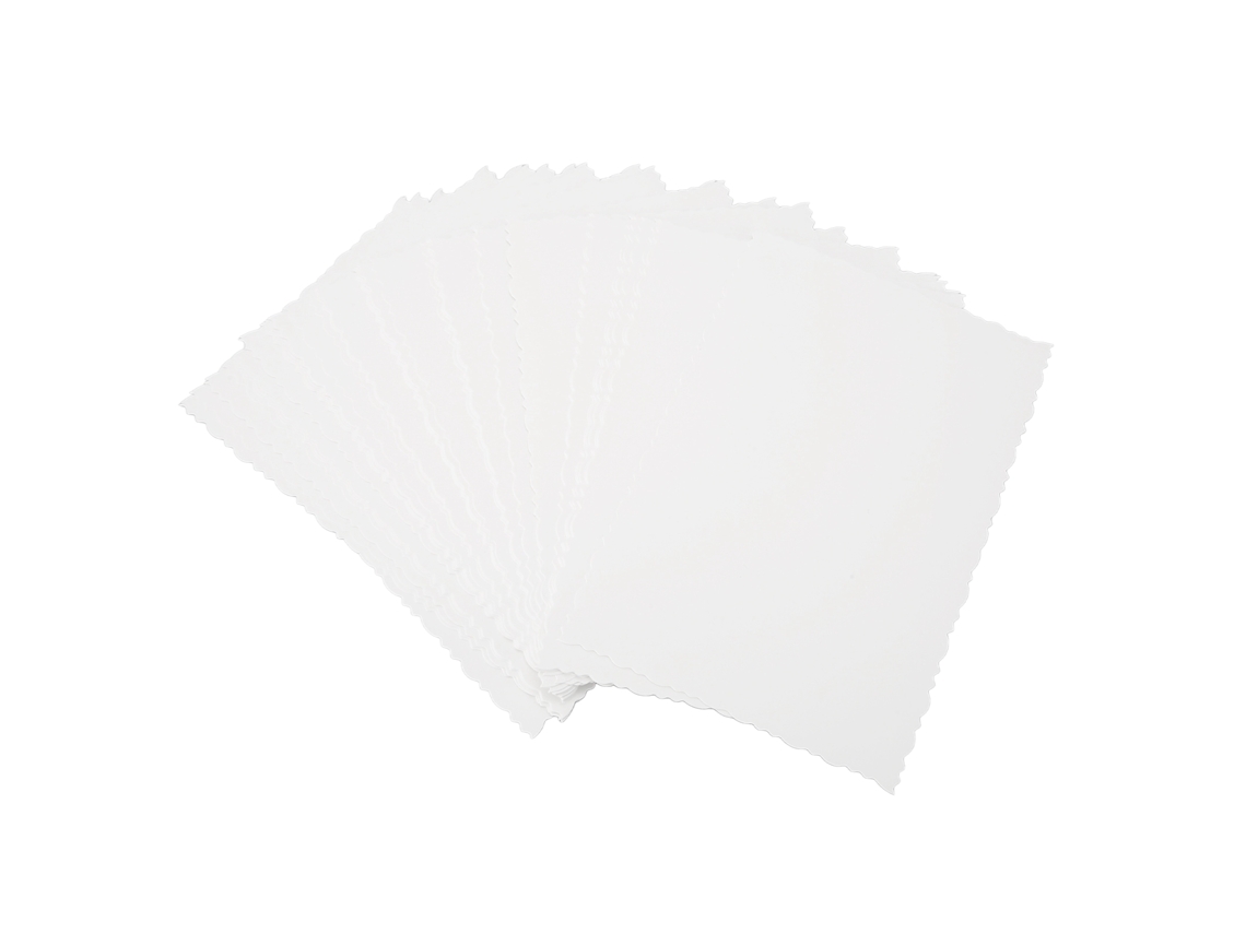 100 Folhas De Papel Cartolina 250gsm 15x10cm Branco Para Cartões Postais, Convites, Scrapbooking