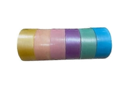 6 Rolos de Fita Adesiva Colorida, Fitas Adesivas para Projetos "faça Você Mesmo", Fitas Adesivas com Bolinhas Coloridas, Fitas Relaxantes. GOKOCO