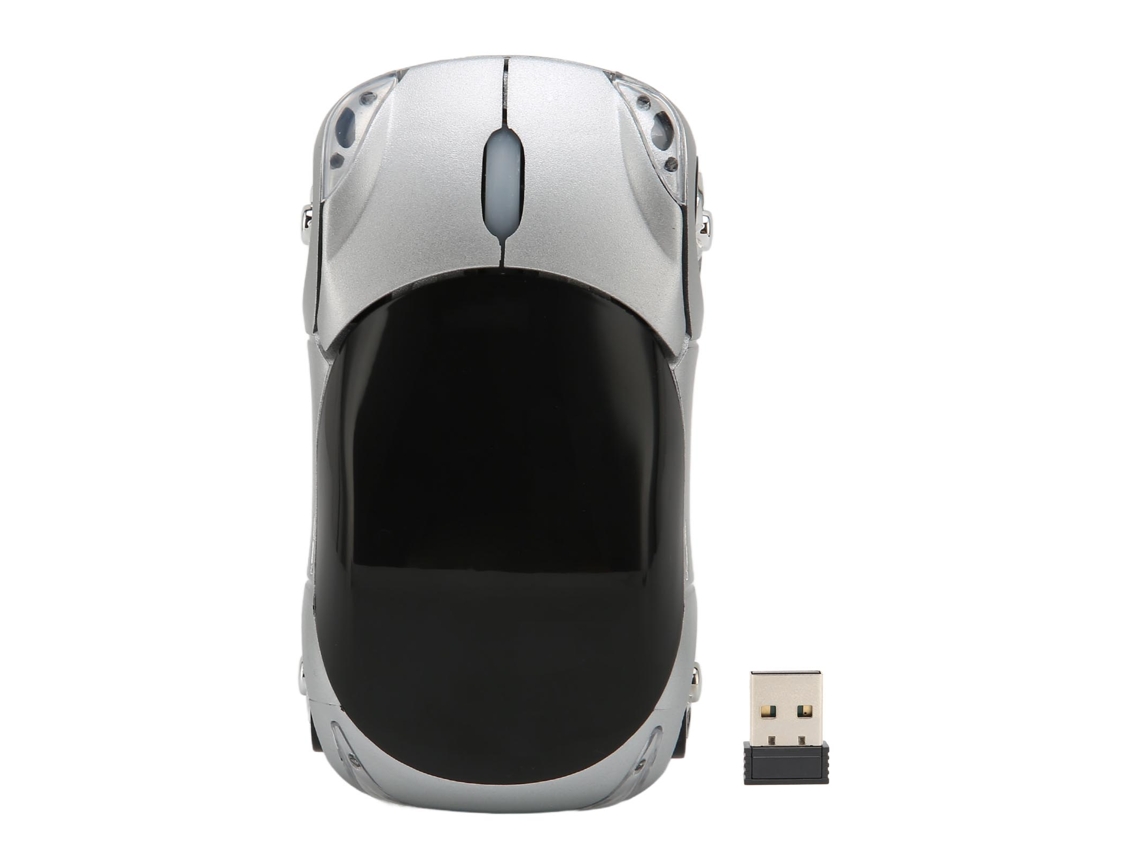 Ratón Inalámbrico de 2,4 Ghz, Diseño de Coche Deportivo En 3d, Ratón para Juegos, 1600 Dpi, para Windows Y Linux.