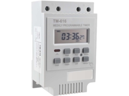 Temporizador Digital Programável Semanal De 30 Amp Para Relé