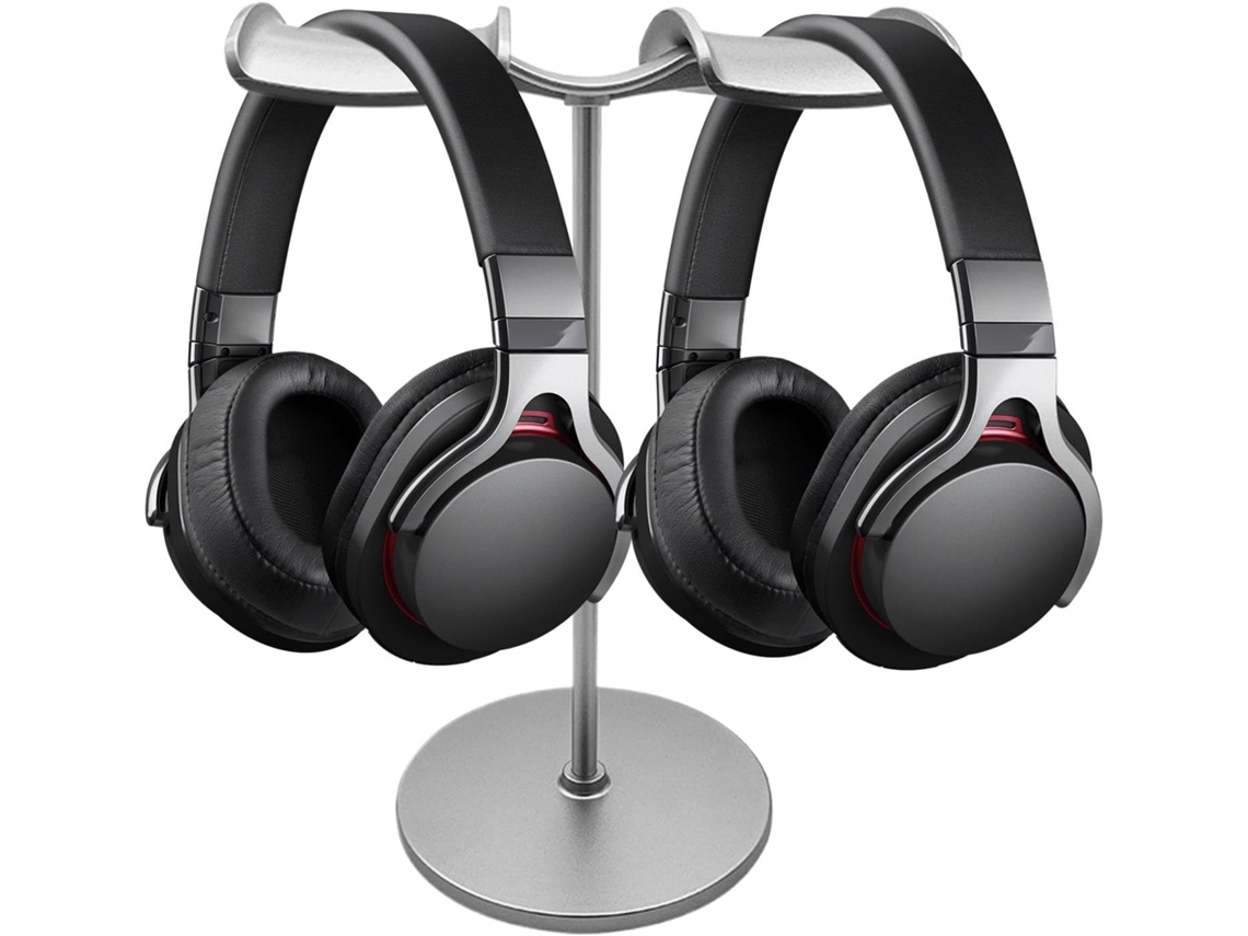Suporte Para Fones De Ouvido Escritório – Duplo Com Gancho, Suporte Estável Para Fones De Ouvido Escritório, Sala De