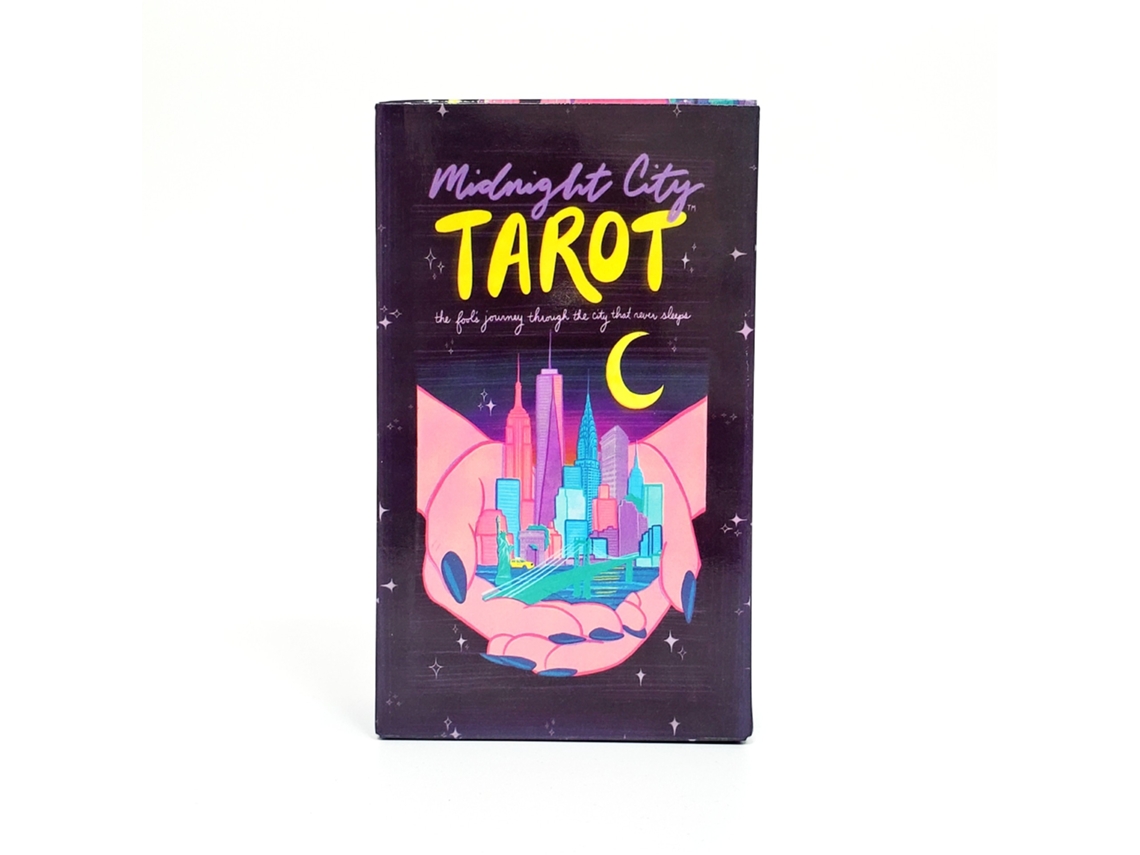Jogo De Tarô Midnight New York - 78 Cartas De Tarô, 12x7 Cm, Inclui Instruções.