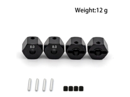 Conector Hexagonal Laxiscreed Para Carros Rc 1/10 De Alta Qualidade E Compatibilidade