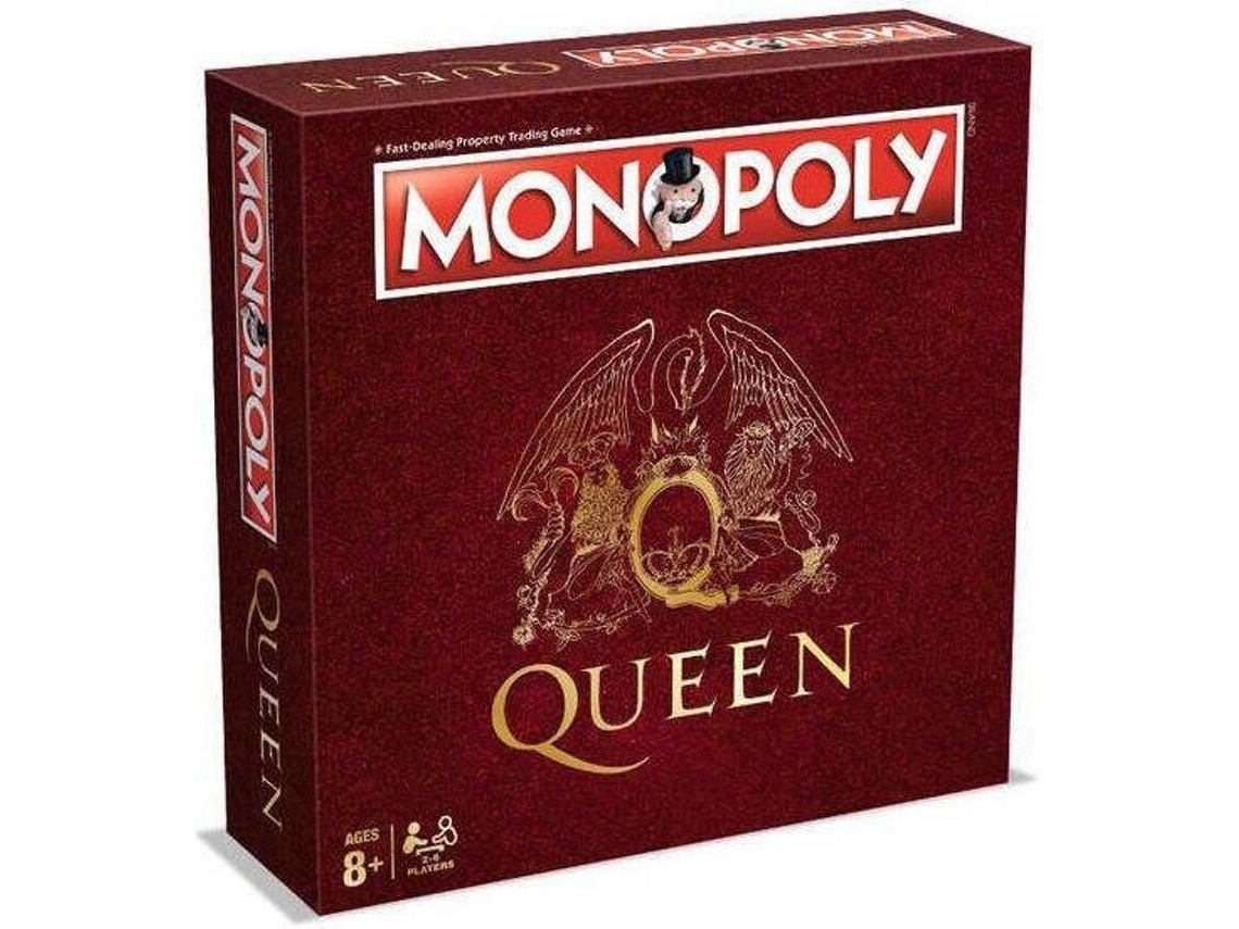 Jogo de Tabuleiro DIVERCENTRO Monopoly: Queen (Idade Mínima: 8 - Nível Dificuldade: Intermédio)