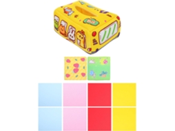 Caixa de Lenços Montessori para Bebê Brinquedo Sensorial com Lenços Coloridos e Crocantes Desenvolve a CHABERLU