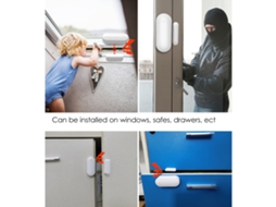 Sensor De Porta Wi Fi Com Alarme Em Tempo Real Detector Inteligente De Segurança Residencial