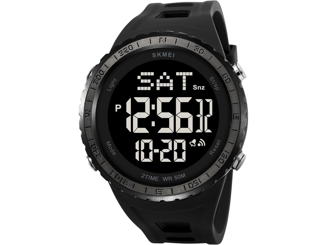 Lurelia Relógio Digital Desportivo, Visor Digital, Led, Cronómetro, Alarme, Data/calendário, 12/24h, 10,43 Polegadas, 265 Mm, 1,95 Polegadas, 49,8 Mm