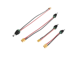 Cabo Conector Xt30 de 10 Cm para Carregador Uruav Dc 5,5 Mm X 2,5 Mm Fêmea para Amass Xt30/xt60 Fêmea. MDUG