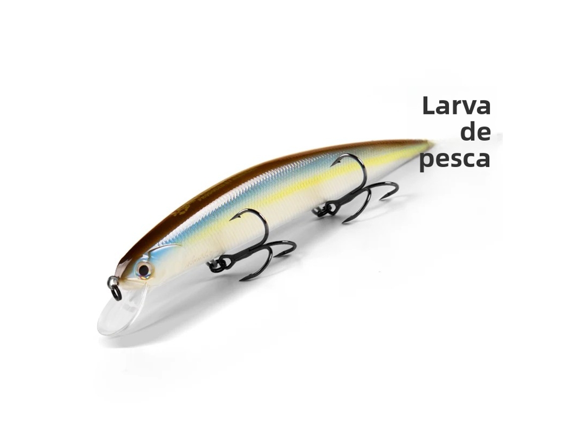 Isca Artificial Rígida Minnow MDUG, 13 cm, 21 g, profundidade 1,8 m