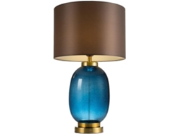 Abajur De Mesa Moderno E Luxuoso Em Vidro Colorido, Ideal Para Cabeceira De Quarto Ou Como Luminária Decorativa Lateral