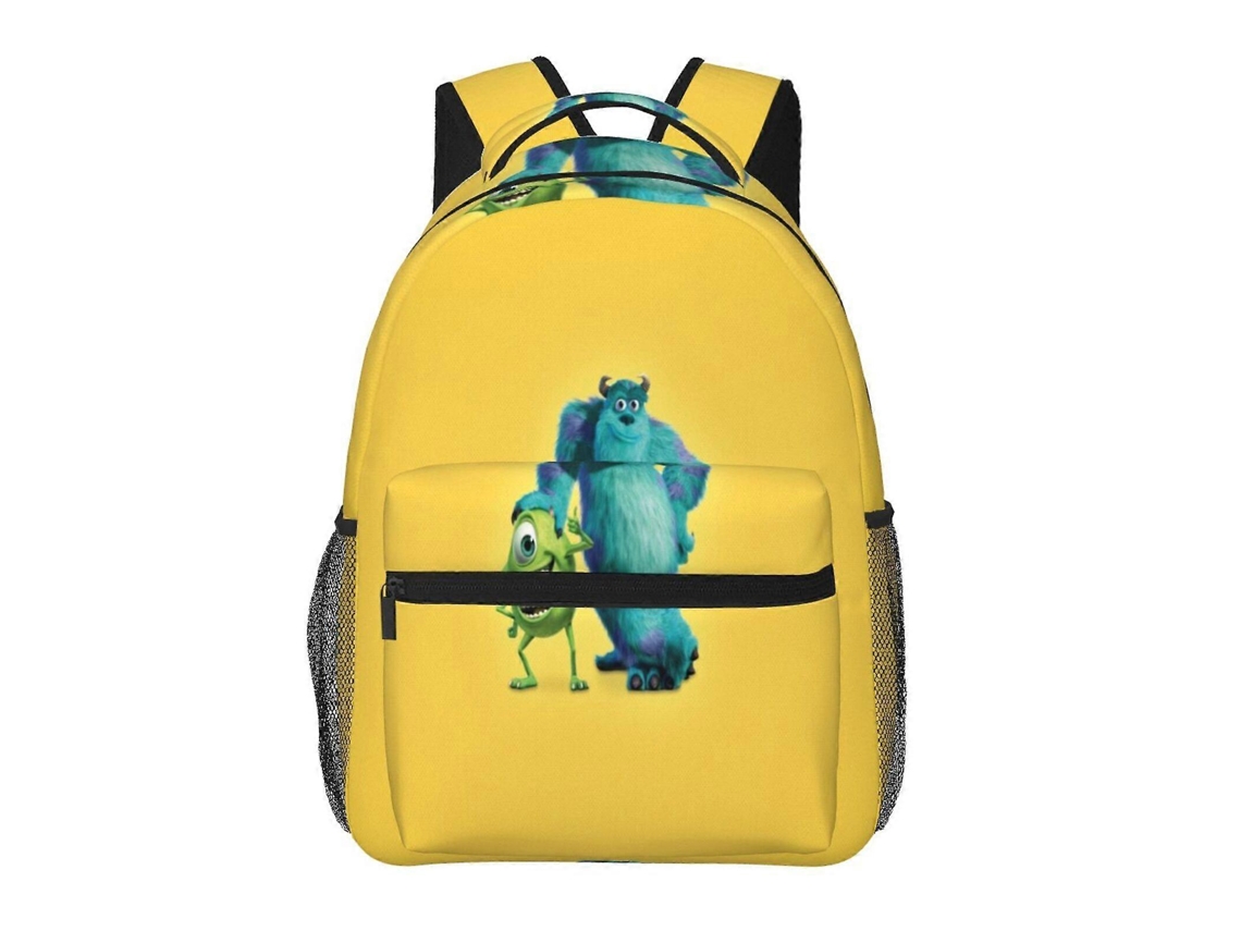 Mochila G80 Monsters, Inc. Para Estudantes, Estilosa E Leve, Impermeável E Com Alça De Ombro Ajustável.