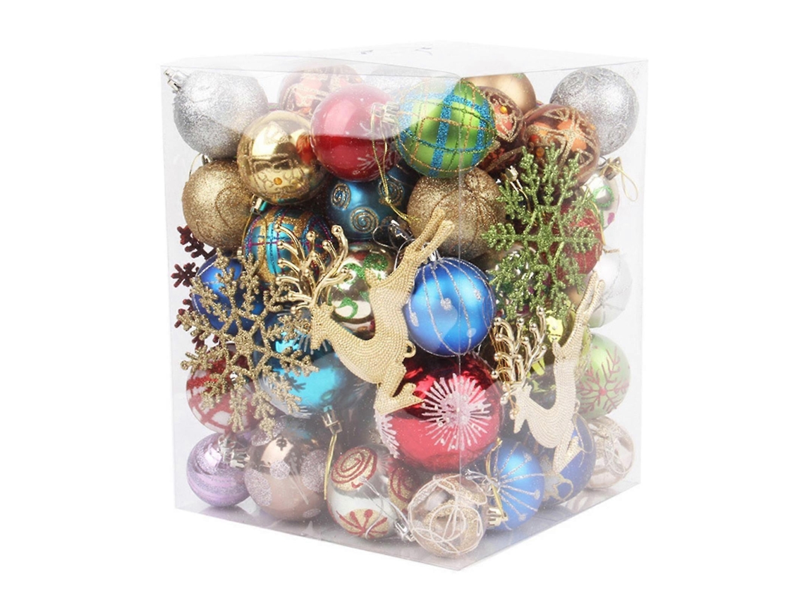 Conjunto De Bolas De Natal Para Árvore E Decoração Festiva