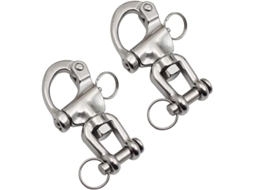 Ganchos De Rotação Olho Giratório De Aço Inoxidável, Desbloqueio Rápido, Para Mergulho, Barco, Vela, Pesca, Surf E Exterior