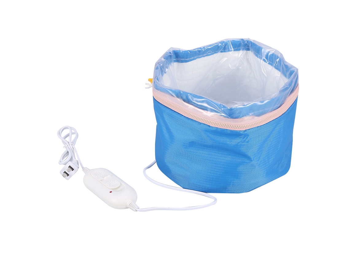 2026 gorro de Calor para Mascarilla Capilar com Controle de Temperatura e Proteção Steamer Elétrico Azul