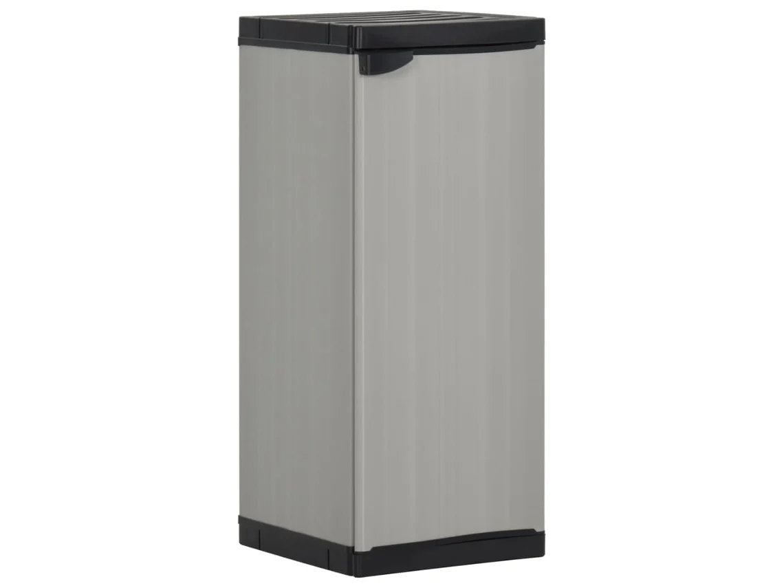 Armário de Exterior VIDAXL Cinzento Pvc (35x40x85 cm)