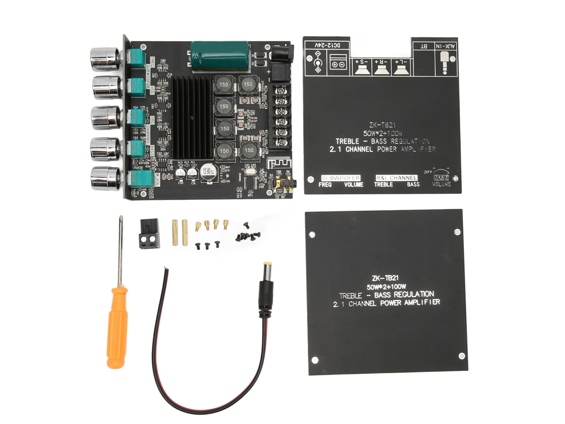 Placa de Amplificador EOOCOO, Bluetooth 5.0, sem fio, com amplificação