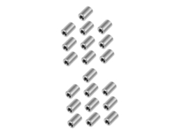 Conjunto De 20 Porcas Cilíndricas Em Aço Inoxidável, Conectores Redondos Resistentes A Altas Temperaturas, Design