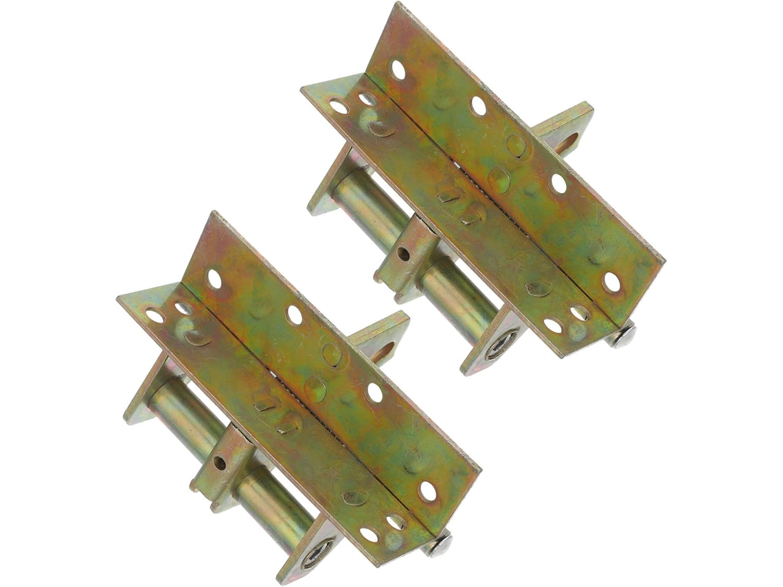 2 Dobradiças De Mola Com Fechamento Automático E Redução Ruído Para Portas Armários Madeira Fácil Instalação