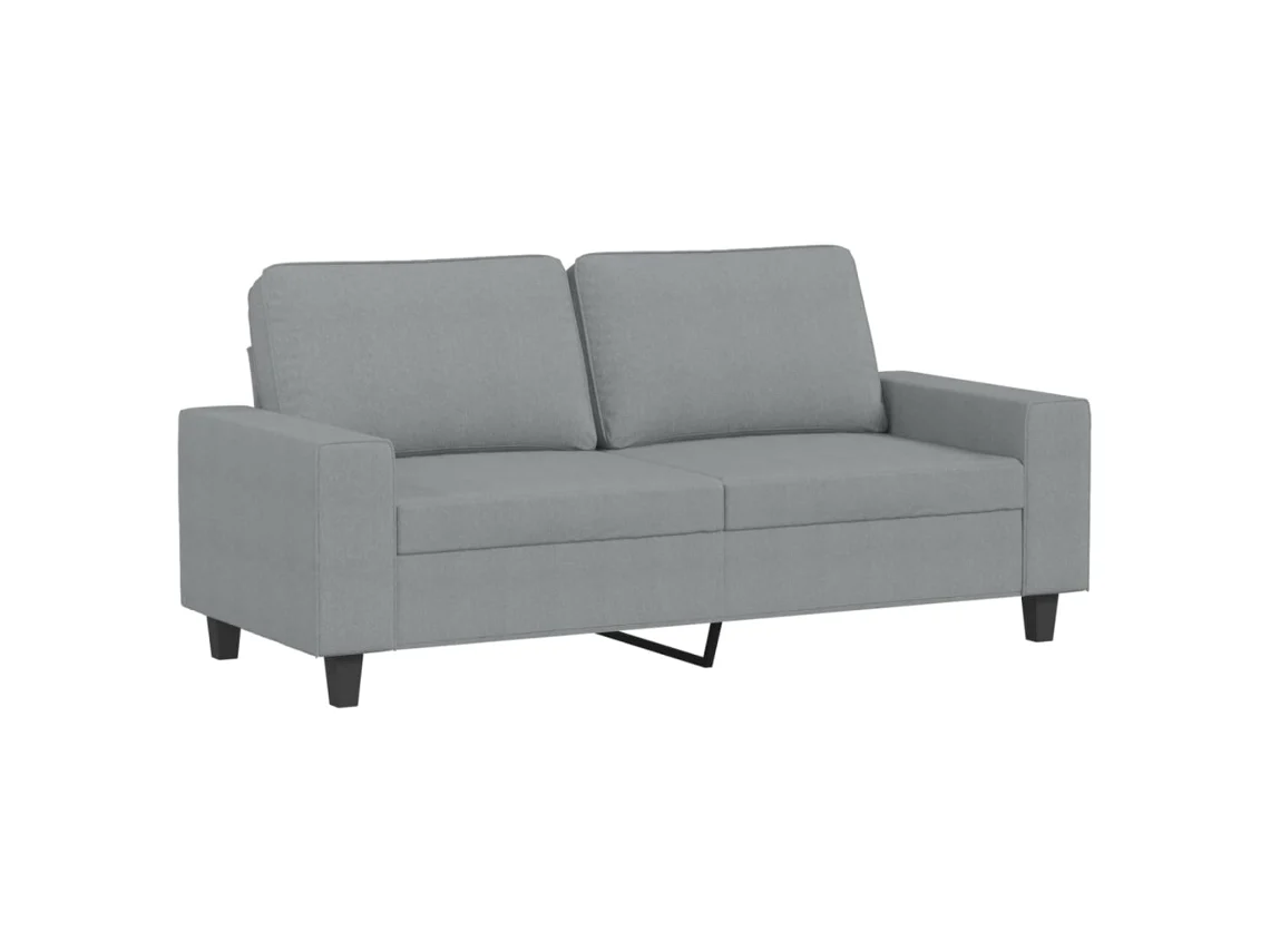 Sofá de 2 lugares em tecido VIDAXL cinzento-claro (140 cm)