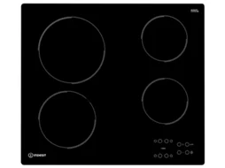 Placa de Vitrocerâmica INDESIT RI 161 C (Elétrica - 58 cm - Preto)