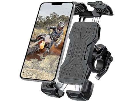 Suporte De Telefone Para Bicicleta, Suporte De Telefone Para Motocicleta Ajustável Em 360°, Compatível Com Dispositivos De 4,6 A 6,9 Polegadas.