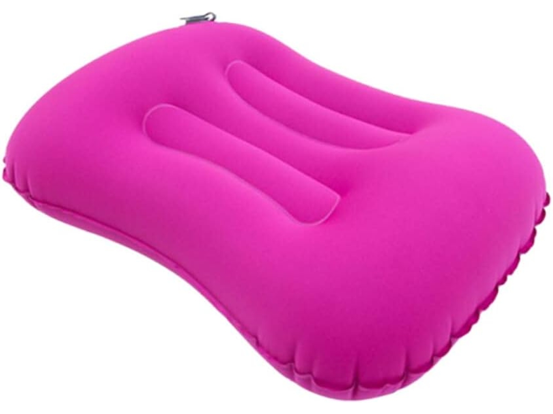 Travesseiro de Camping, Inflável, Produto Ultraleve para Atividades Ao Ar Livre, Rosa, 2 Unidades CHABERLU
