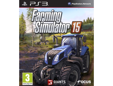 Jogo PS3 Farming Simulator 15 — Simulação | Idade Mínima Recomendada: 3