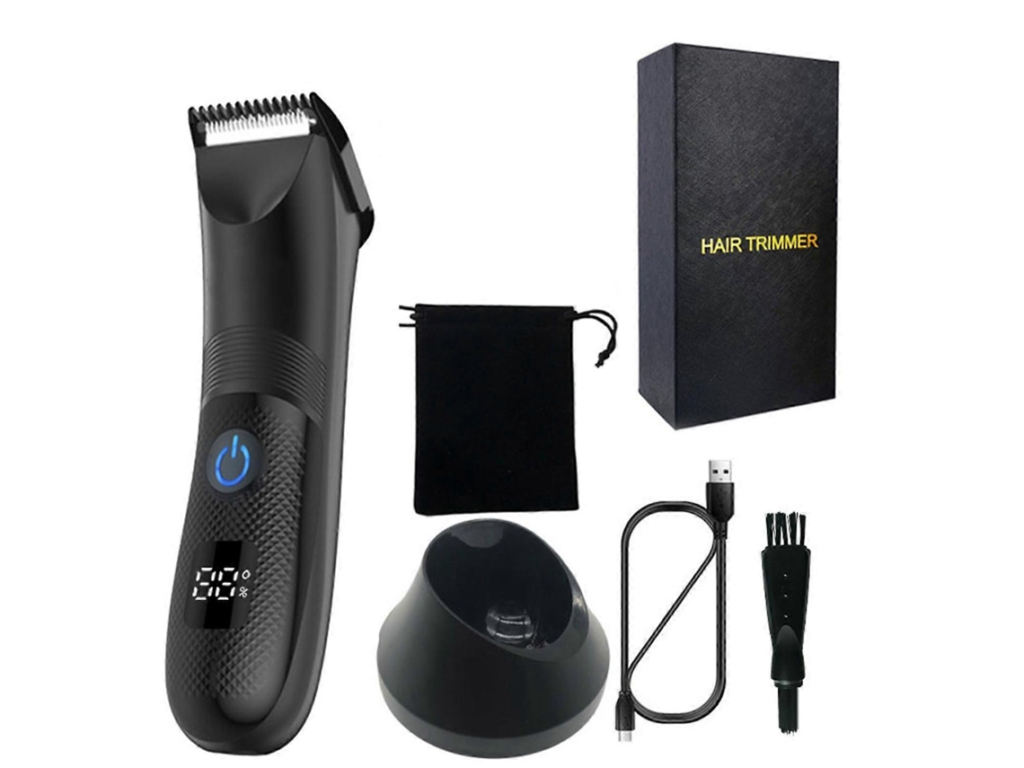 Cortador De Cabelo Profissional Com Display Digital, Recarregável