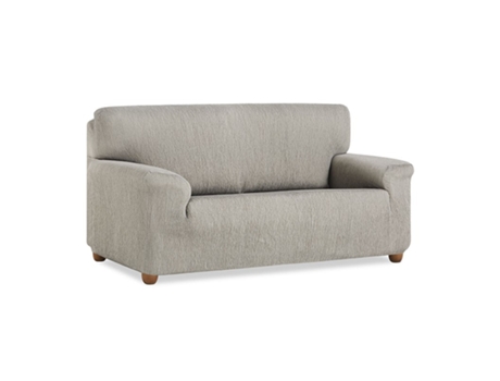 Capa de Sofá DOMAINET 4 Lugares (Cinzento - Algodão e poliéster - 220-250 cm)