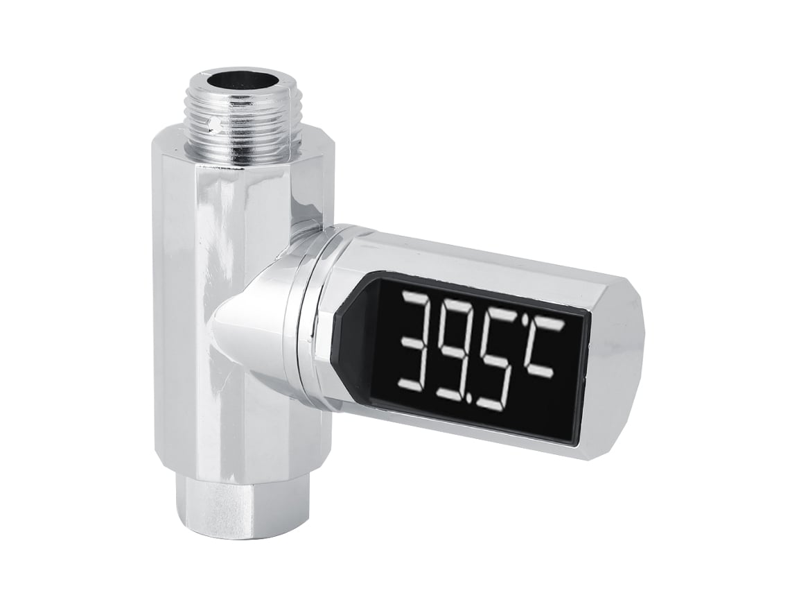 Termômetro De Água Laxiscreed Com Sensor Sem Energia E Display Led Visível 360°