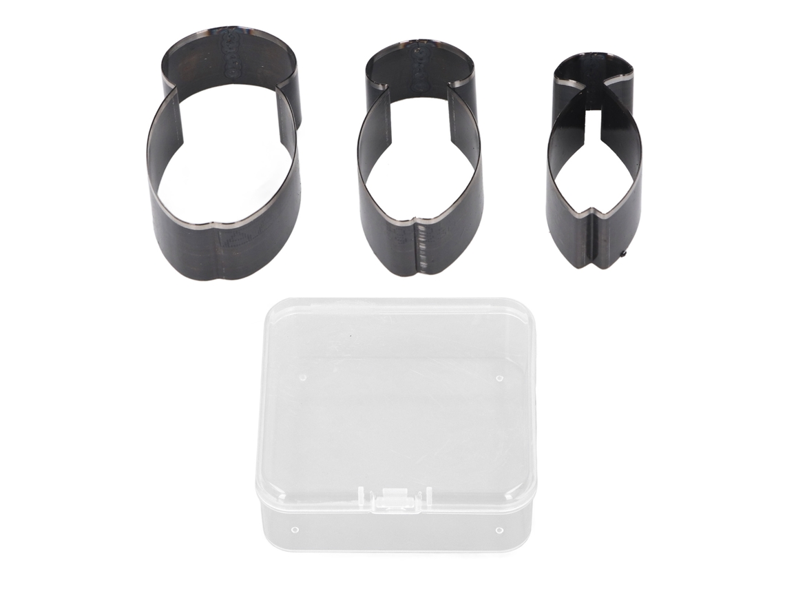 Conjunto de 3 Matrizes para Corte de Couro com MARCA