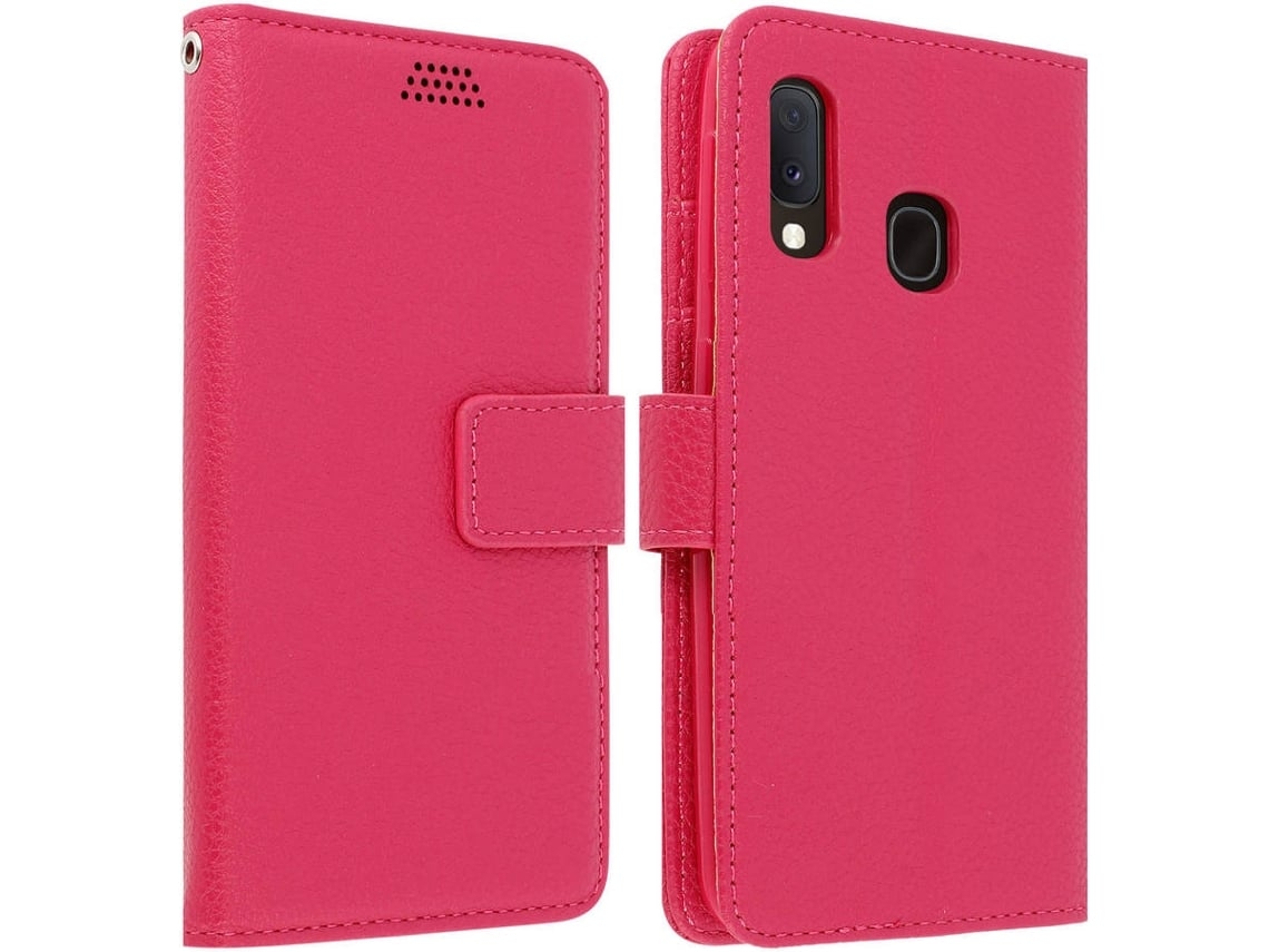 Capa Wallet Para Samsung Yemaesre Rosa
