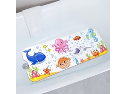 HEXINYIGJLY Tapete de Banho Infantil Antiderrapante 40x100cm Polvo Branco