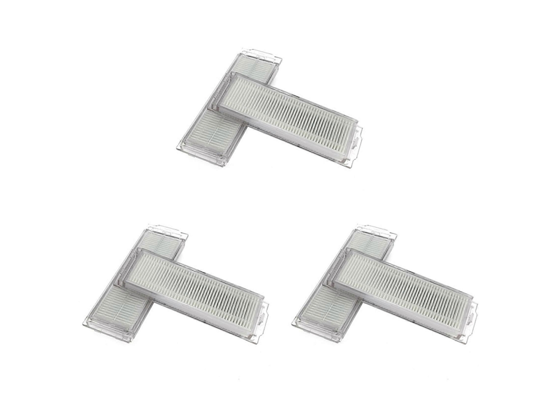 Conjunto De 3 Filtros Hepa De Substituição Para Aspirador Robô Xiaomi Mi 2 Pro Mjst1s / 2 Lite Mjstl. Acessórios E Peças De Reposição._glo